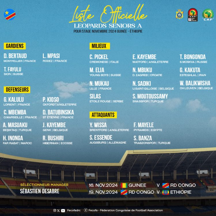 Liste RDC